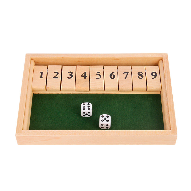 „Shut The Box“-Spiel – Lustiges Tisch-Mathespiel für Erwachsene und Kinder