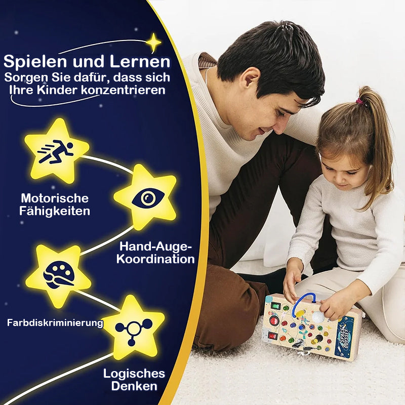 BESCHÄFTIGUNGSBRETT FÜR KLEINKINDER