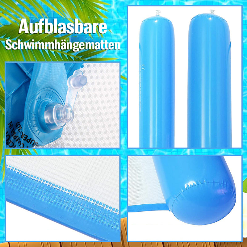 Nettjade™Wasser aufblasbare schwimmende Hängematte