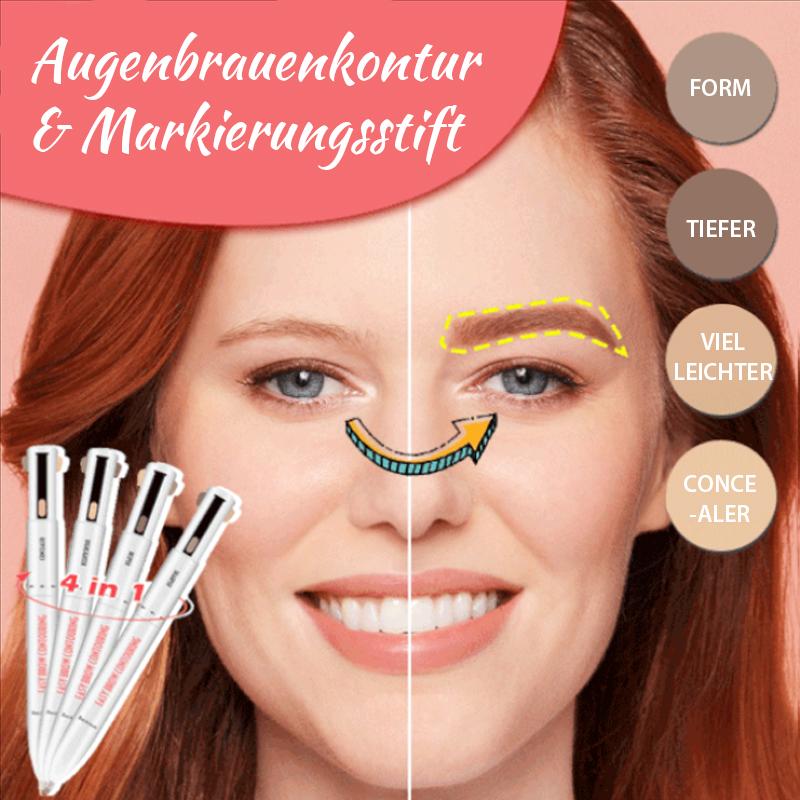 4-in-1-Augenbrauenkontur und Markierungsstift