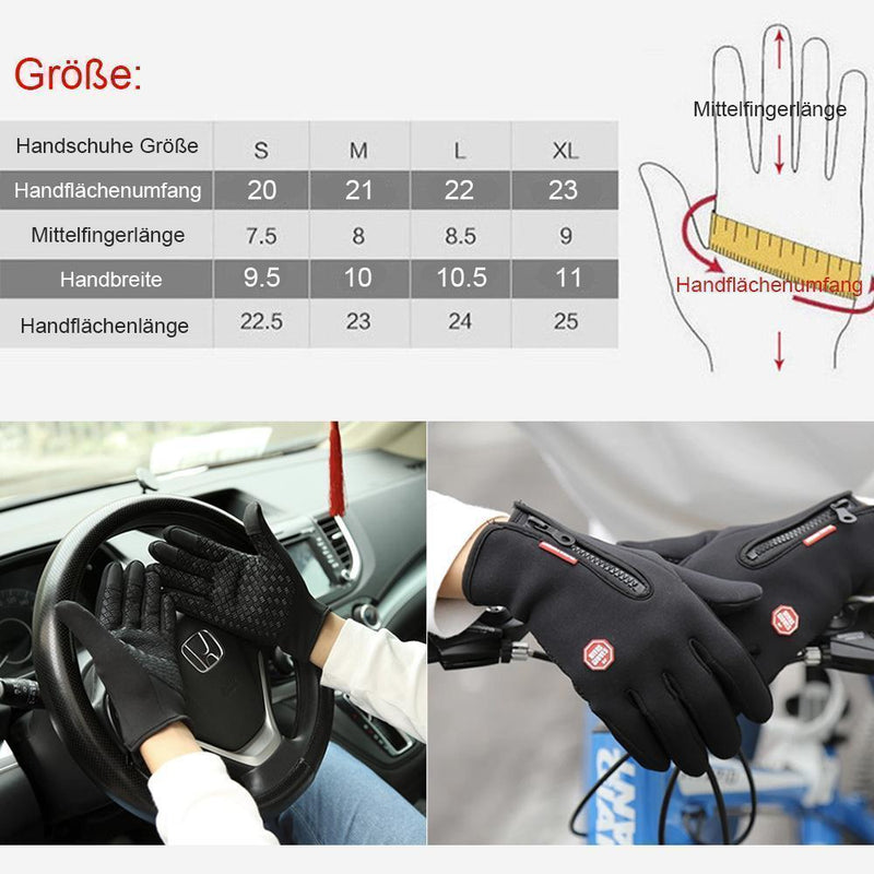 🧤Weihnachtsvorverkauf-50% RABATT🧤Premiume warme winddichte wasserdichte Touchscreen Handschuhe Unisex