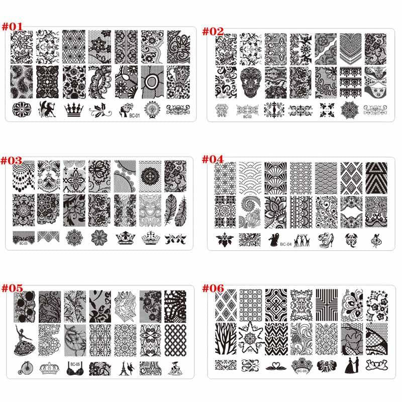 Nettjade™  Nägel Art Decals Stamping Kit