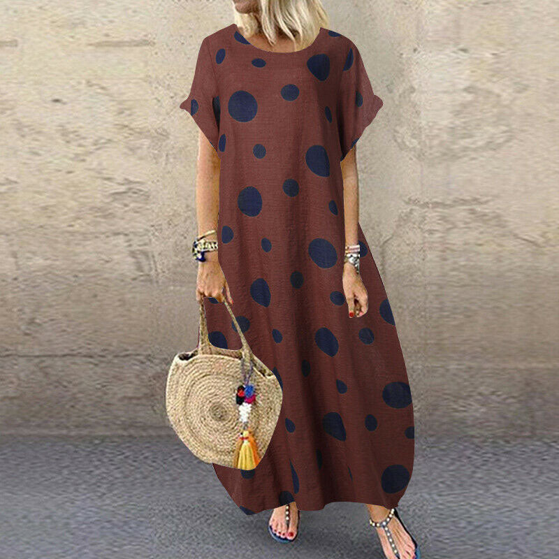 Nettjade™ Neues lockeres Polka-Dot-Kleid