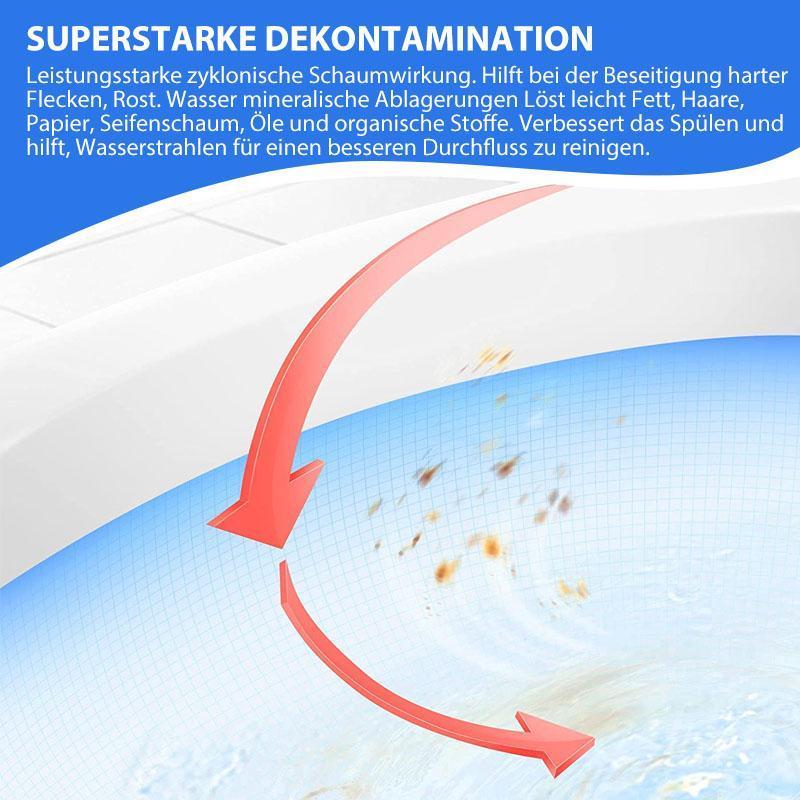 Toilettenbombe Seifenblasenbleiche, 4 Stück