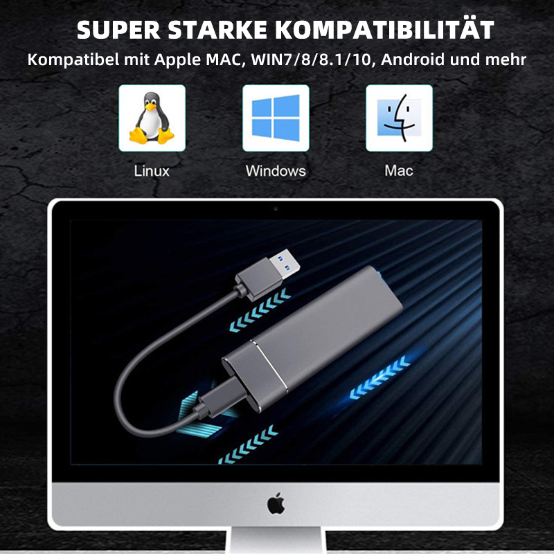 Nettjade™  Externe Ultra-Speed-SSD-Festplatte