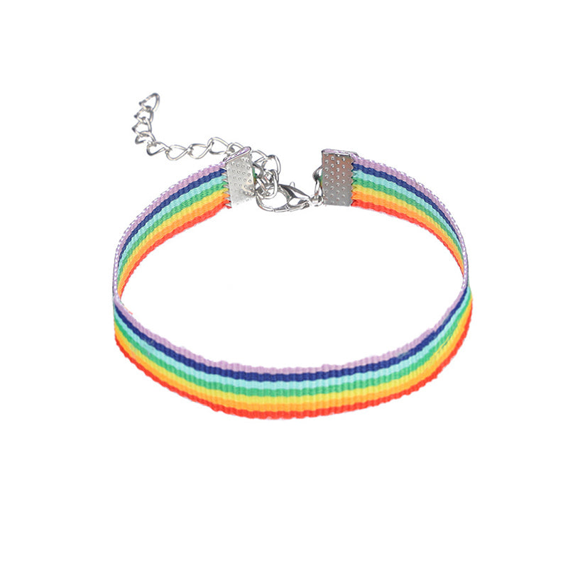 Nettjade™"Liebe ist Liebe" Regenbogen-Armband und Fußkettchen